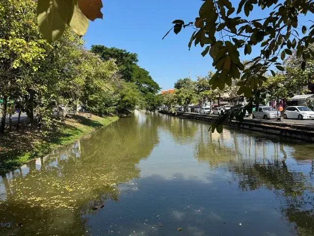 A part of the Chiang Mai moat